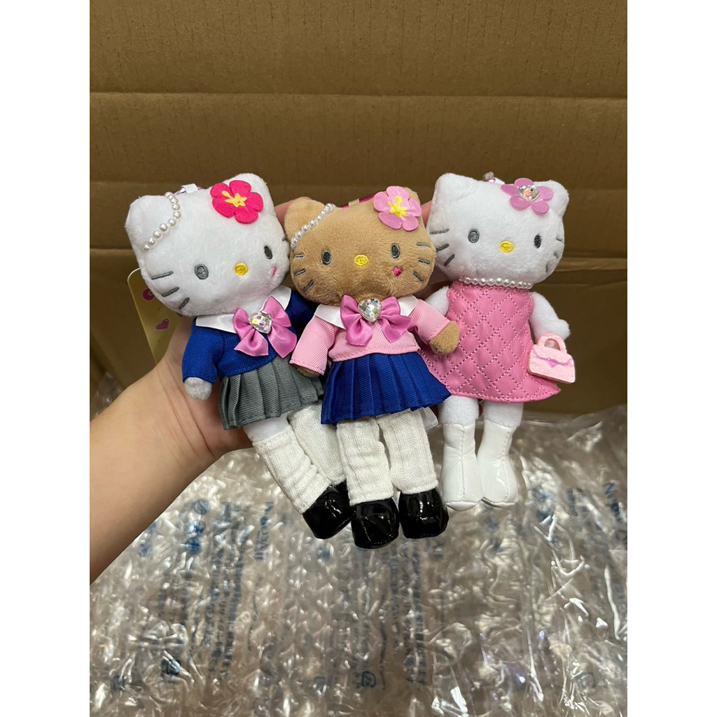 《小貝雜貨》正版現貨 長腿Kitty 人魚Kitty 黑皮Kitty 制服Kitty 凱蒂貓 哈囉貓 KT 手機鍊