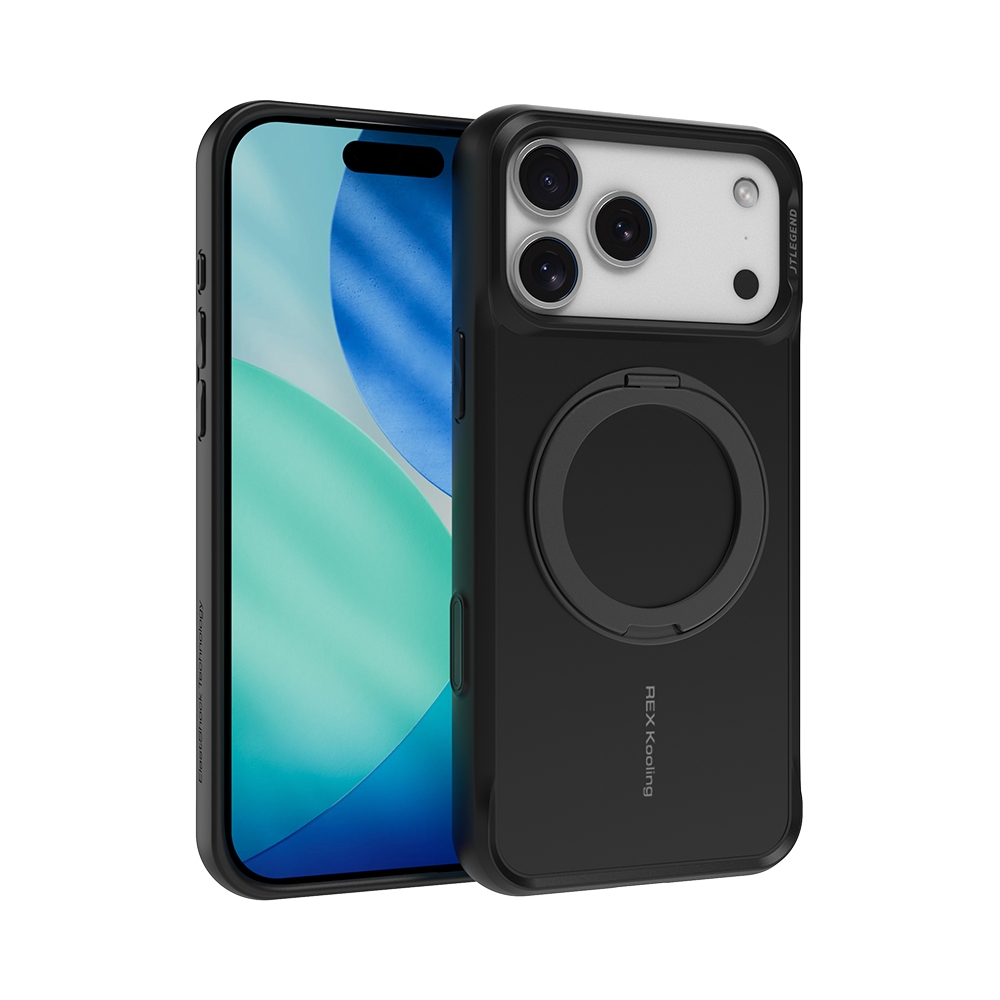 現貨 JTLEGEND iPhone 17 系列 Rex Kooling Mag Stand 散熱防摔磁吸支架殼_按鍵版