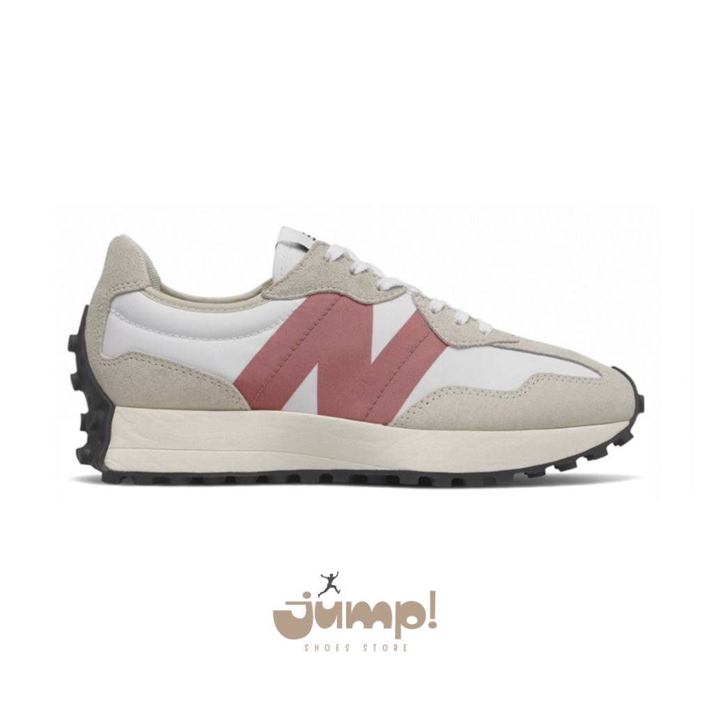 New Balance 327 米白粉 乾燥玫瑰 大N 增高 復古 麂皮 情侶鞋 休閒鞋 男鞋 女鞋 WS327CD