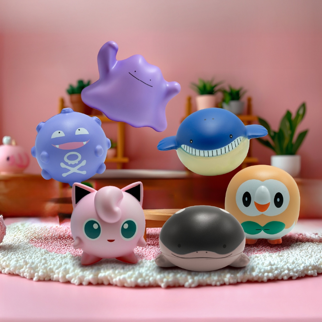 寶可夢捏捏樂公仔盲盒第一彈 6入(全角色) 減壓捏捏球 舒壓療愈 辦公小物
