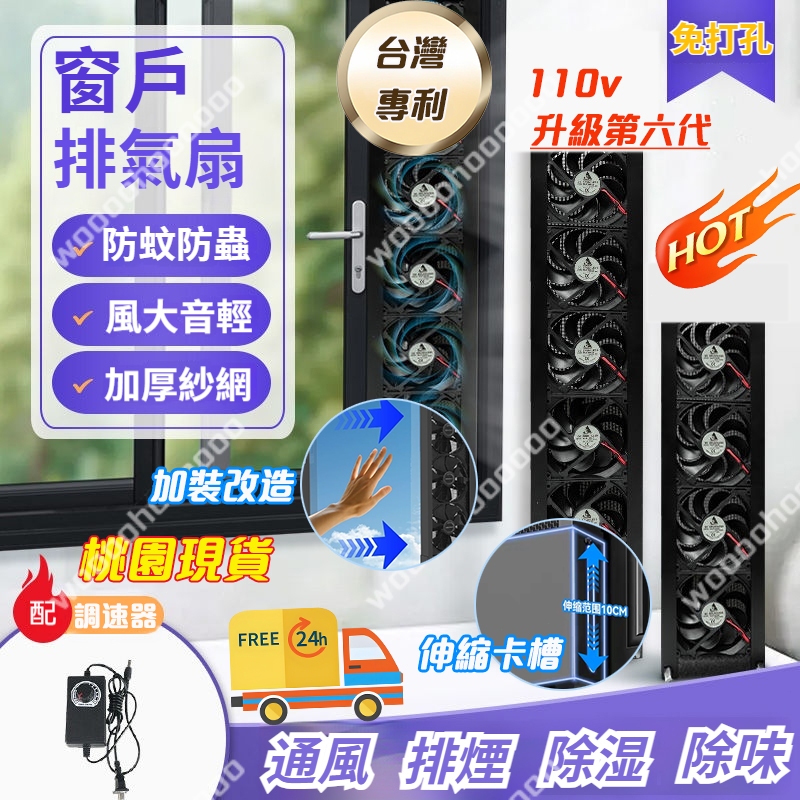 隔日達🔥【保固五年&可開發票】排氣扇 排風扇 抽風機 浴室排風扇 抽油煙機 窗型排風扇 靜音排風扇 窗戶排風扇 換氣扇