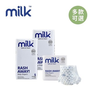 🐈BabyCat親子生活館🔥隔日到貨⭕️Milk 鎖水芯牛奶尿布 黏貼型 NB/S/ M/L/XL