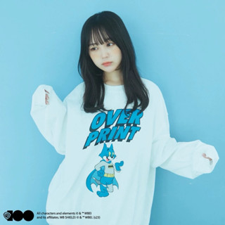 日本Overprint湯姆和傑瑞Tom and Jerry cos蝙蝠俠闊版純棉長袖上衣 T-shirt 可愛