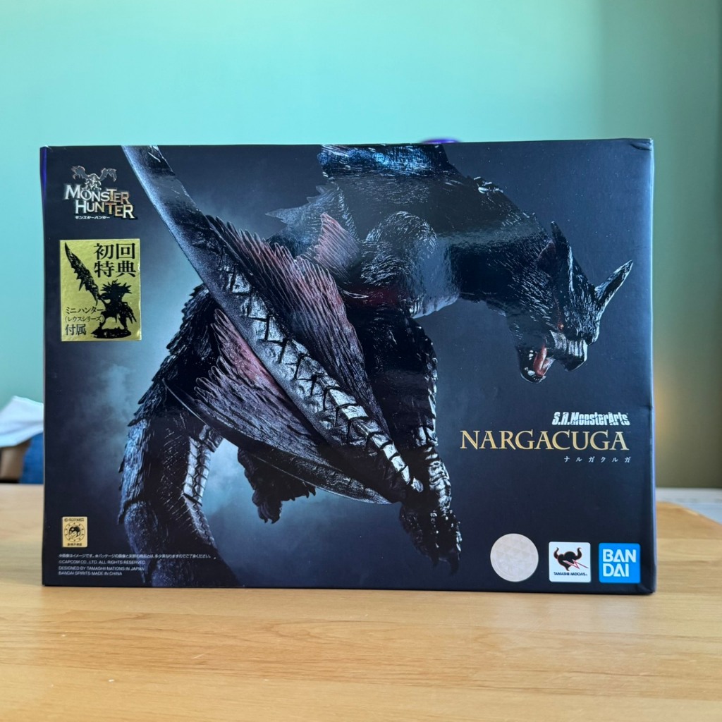 九成新 BANDAI S.H.MonsterArts 崛起 迅龍納魯加庫魯加