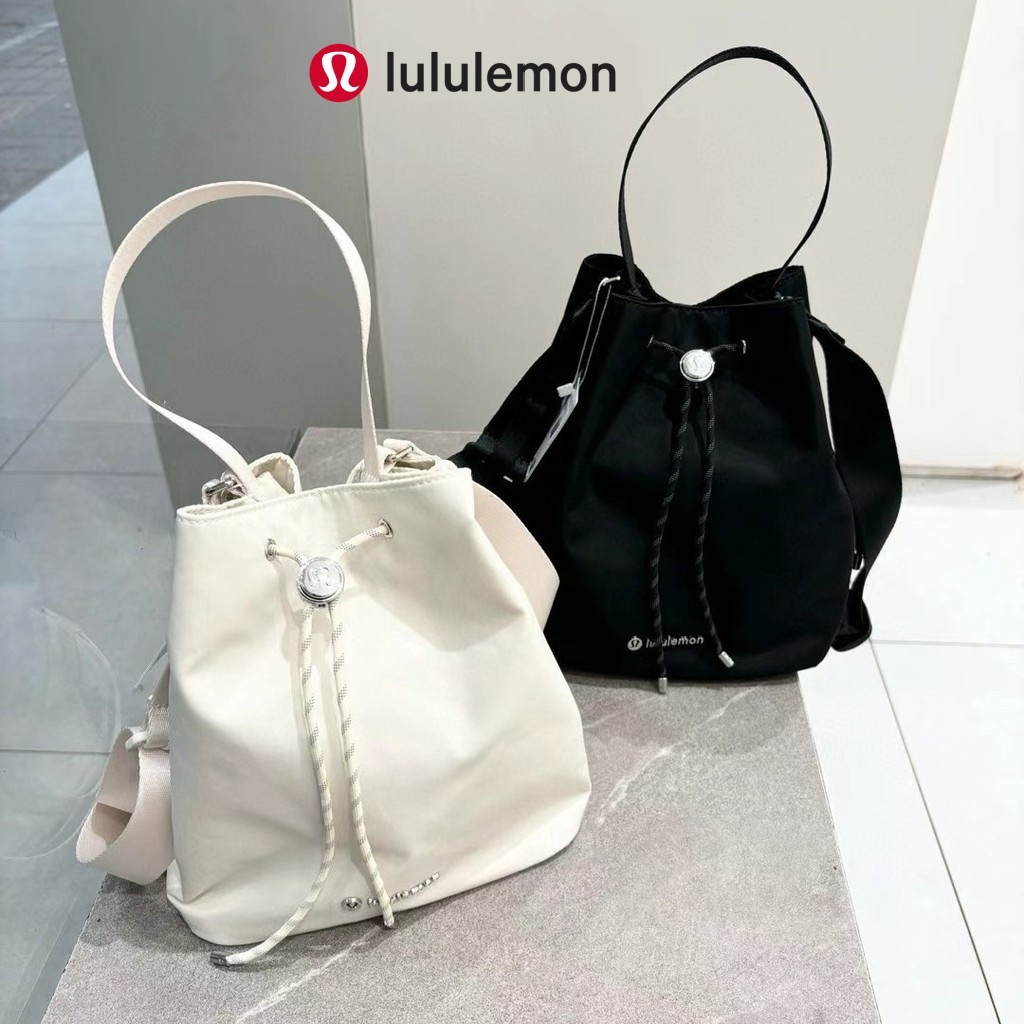 【Z-ONE】加拿大運動第一品牌 LULULEMON Drawstring 女士桶型斜背包5L