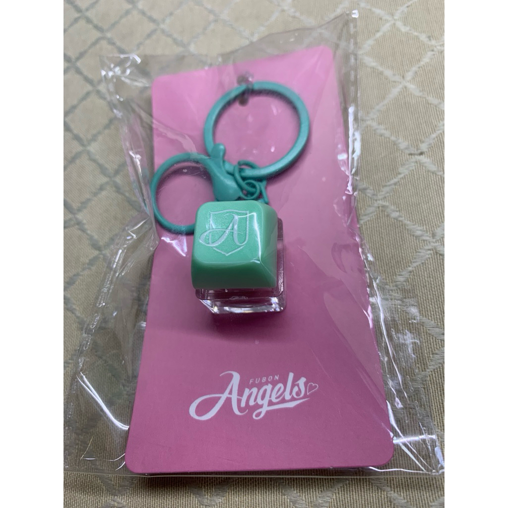 富邦悍將 Fubon angels 寵愛天使 女孩日 心動鍵盤吊飾 綠色