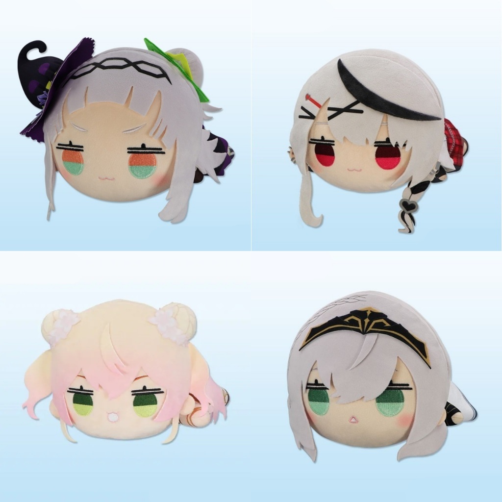 🌀日版客🌀 Hololive 紫咲詩音 沙花叉克蘿伊 白銀諾艾爾 桃鈴音音 FuRyu 趴姿 娃娃 景品