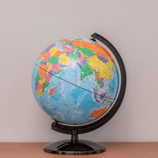 【SkyGlobe】12吋發光塑膠底座地球儀(中英文版)《WUZ屋子》地球儀 地圖 行政地圖 教學 台灣製