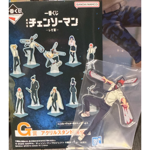 鏈鋸人 蕾塞篇 電鋸人蕾塞篇劇場版 Bandai/萬代 電鋸人 一番賞 劇場版 G賞 電鋸人亞克力立牌 全新未拆封
