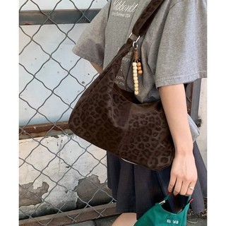 B40｜🇰🇷Soft Leopard 柔感豹紋大肩背包｜2colors