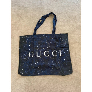 Gucci 星座星空 深藍 環保袋 購物袋 帆布袋