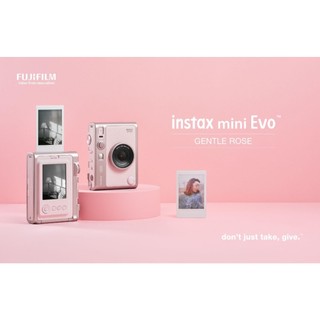 新色玫瑰粉 FUJIFILM 台灣公司貨 instax mini evo 粉 MiniEVO 拍立得 拍立得相機 王冠