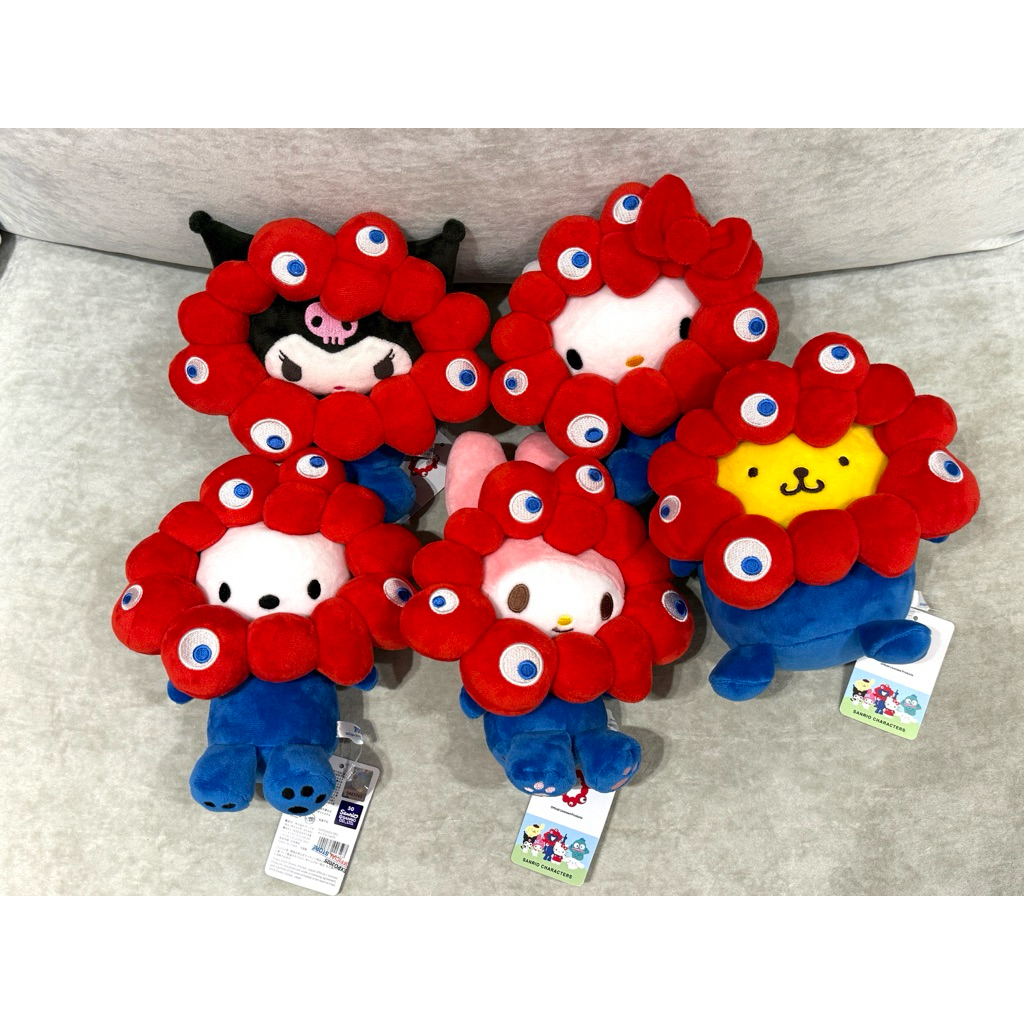 萬博限定 Kitty脈脈 布丁狗脈脈 酷洛米脈脈 帕恰狗脈脈 美樂蒂脈脈 娃娃 三麗鷗