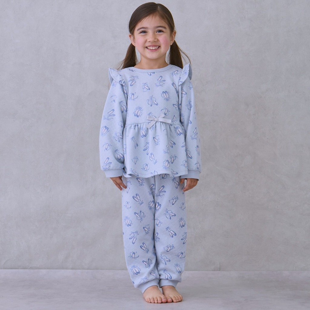 petit main 品牌旗艦店 GIRLS鋪棉睡衣套裝 【日本直接出貨】