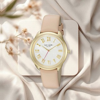 ⏰ACE⏰【Kate Spade】KSW1246/KSW1246 珍珠母貝錶盤 羅馬數字時標 日本機芯 牛皮 女款 手錶