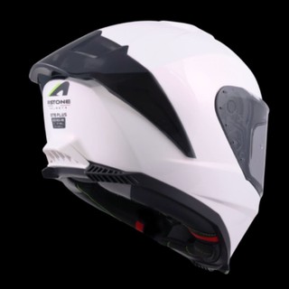 暢帽中心((買1送3贈品))法國 ASTONE GT6 PLUS 彩繪 白 全罩 安全帽 內建墨片 齒排扣 黑豹