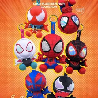 Hot Toys 蜘蛛人COSBI毛絨吊飾盲盒 漫威毒液公仔 漫威公仔 生日禮物 男友禮物 桌面擺設 潮流玩具