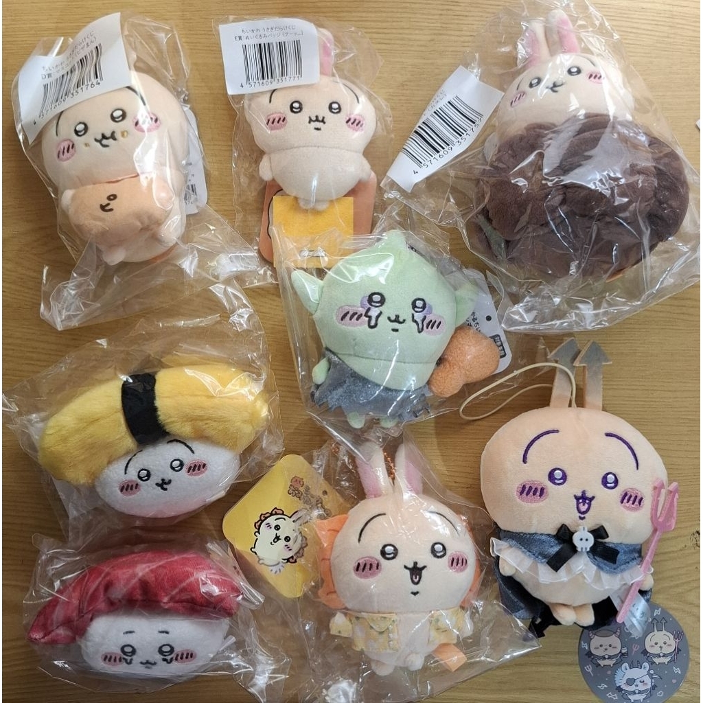 烏薩奇一番賞(可麗露、包子、體重計)、壽司一番賞(吉伊、烏薩奇) 、哭哭哥布林娃娃、獅薩烏薩奇、惡魔烏薩奇(景品)