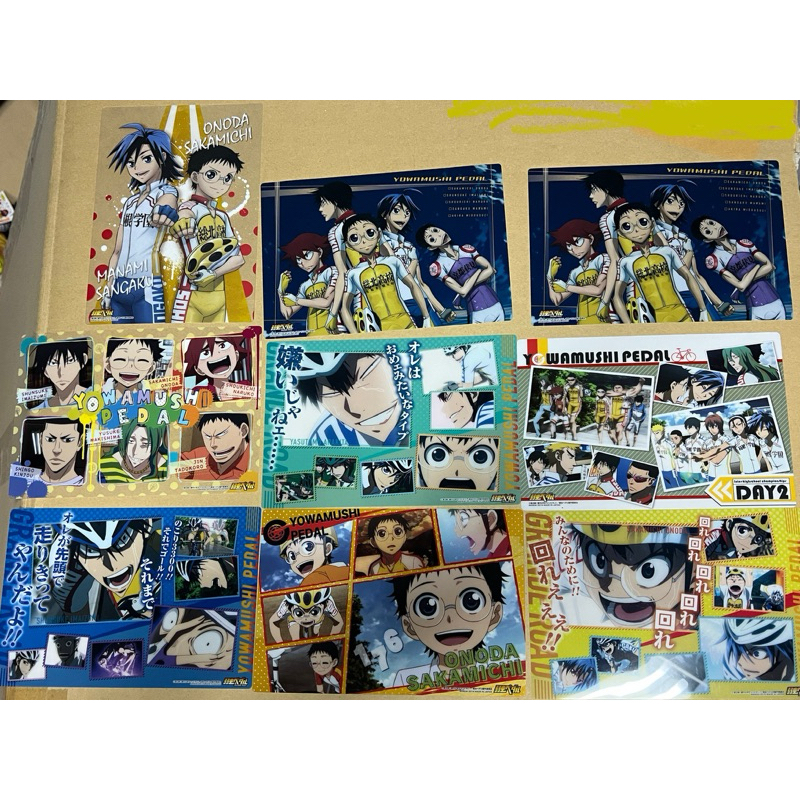 （日版 中古）弱虫 飆速宅男 各角色 B5 墊板分售