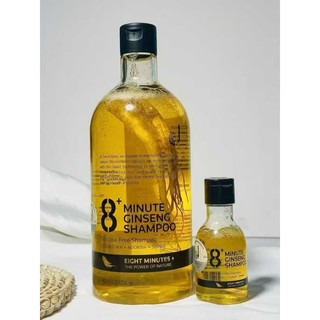 紐西蘭JEMA ROSE 8+Minute 8分鐘 人參精華洗髮精 400ml 八分鐘 洗髮