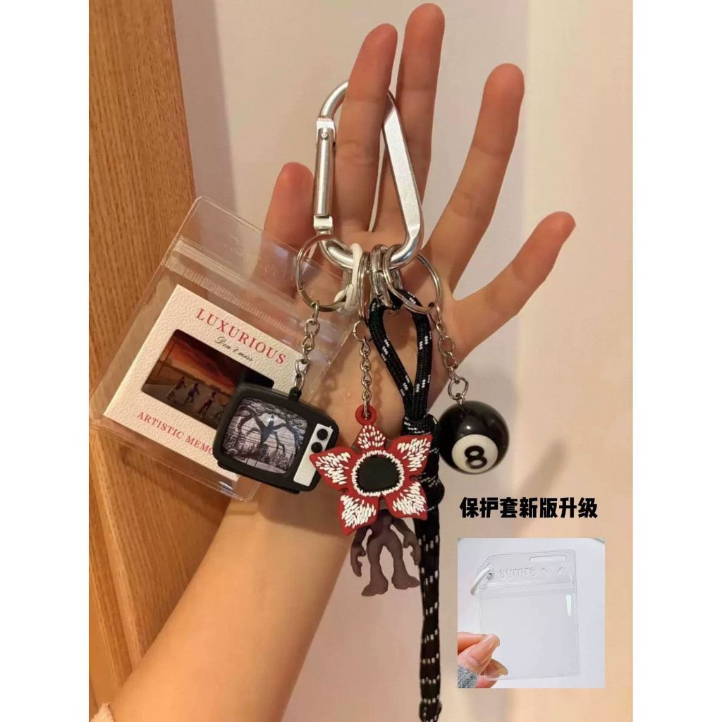 【台現🔥免運】「怪奇物語」主題鑰匙扣掛件 The Windows Dream Stranger things