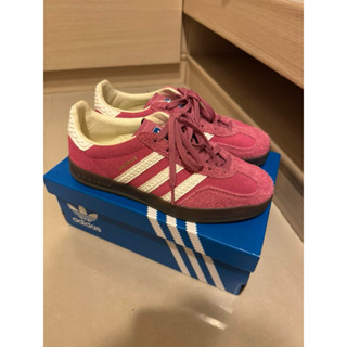 adidas GAZELLE INDOOR 休閒鞋 德訓鞋 女鞋 Originals IF1809 莓果色 二手