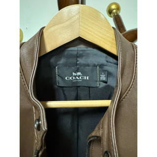 coach 基本款帥氣騎士皮衣外套