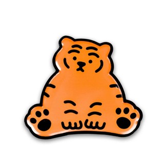 韓國文創 MUZIK TIGER 趴趴胖虎手機氣囊支架 手機支架 躺肥虎 橙虎 無業老虎