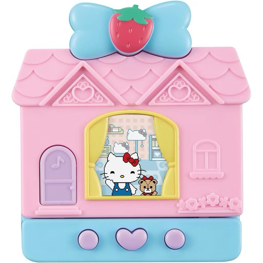 全新現貨 BANDAI 口袋小屋 三麗鷗 角色 系列 電子雞 多種角色 草莓粉款 交換禮物 聖誕