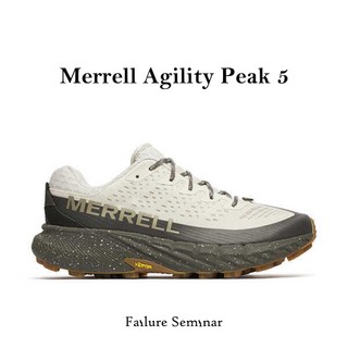 Merrell Agility Peak 5 男 戶外 登山 越野鞋 Vibram 黃金大底 米 深灰 ML068697