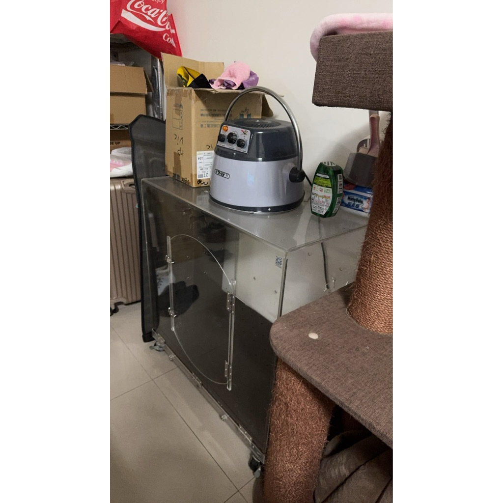 二手出清寵物烘毛機加箱
