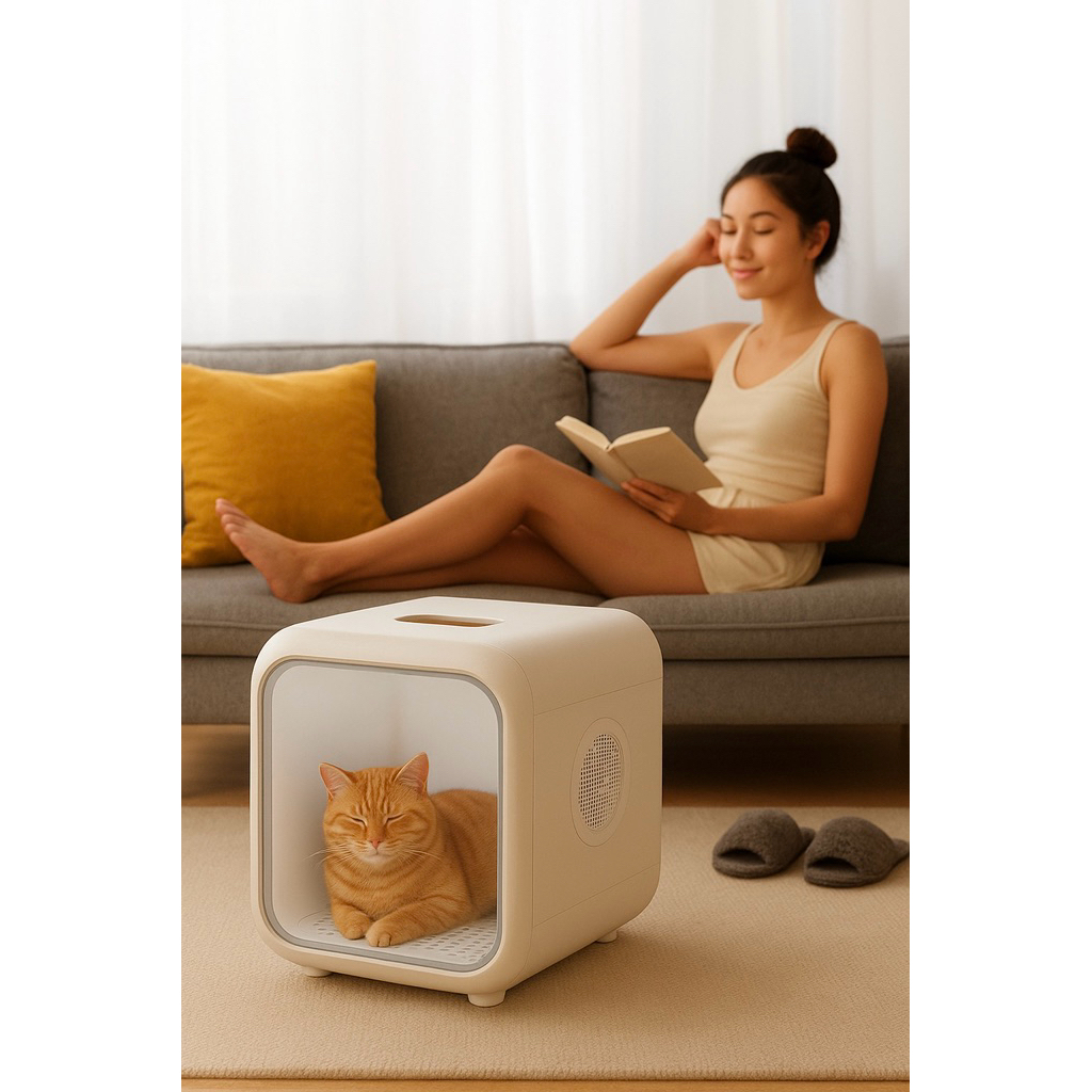 🐾【二手良品】霍曼寵物烘乾箱50L｜冬季毛孩救星｜烘毛箱＋吹水機替代｜已清潔消毒✨