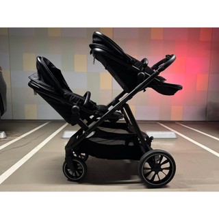 ABC Design GT百變雙寶旗艦 雙人推車 極致黑 九成新 少用