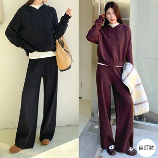 【HARPER】品牌自訂慵懶生活針織寬褲 | 現貨 長褲 褲子 寬褲 針織【PNZZB49846J】