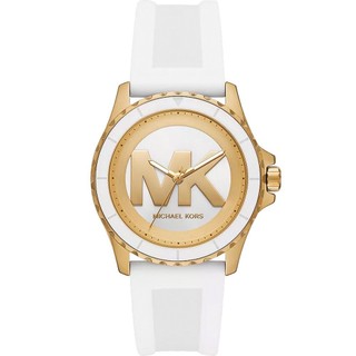 【MICHAEL KORS】 MK 大LOGO膠質腕錶MK7535 40mm 現代鐘錶