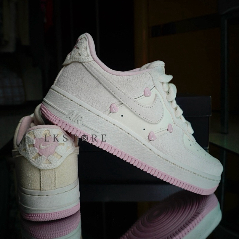 {LKSTORE} Nike Air Force 1 Low 情人節限定 粉色 HV5992-111 女鞋