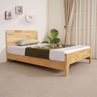 Homelike 喜家居實木床架組(附床板) 日式床組 雙人床 雙人加大床 單人3.5尺 5尺 6尺