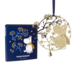 Pluto Design 金色Moomin姆明初雪掛飾【Aelgmark】