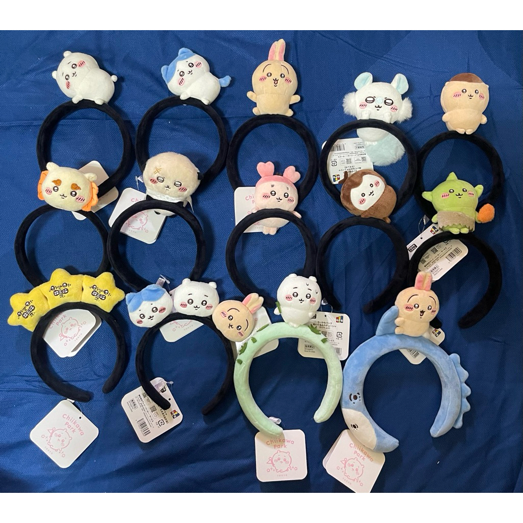 【花見小舖】吉伊卡哇樂園髮箍 吉伊 小八 烏薩奇 小桃 栗子饅頭 獅薩 師傅 古本 小甲蟲 哥布林 星星 乳酸菌超人