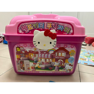 韓國 二手玩具，Hello Kitty KT烹飪積木組