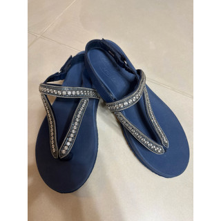 Skechers Archie大碼夾腳厚底女涼鞋US10