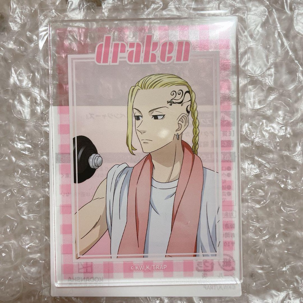 東京復仇者🇯🇵線上一番賞 龍宮寺堅 E-3 壓克力卡 モーリーオンライン ◾︎ E賞 アクリルカード 龍宮寺堅 ドラケン