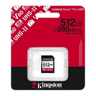 金士頓 SDR2V6 512G SD XC UHS-II 讀280寫150M KINGSTON 記憶卡