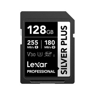 LEXAR SILVER PLUS SDXC 128GB V30 UHS-I 讀255 寫180mb/s 新版 公司貨