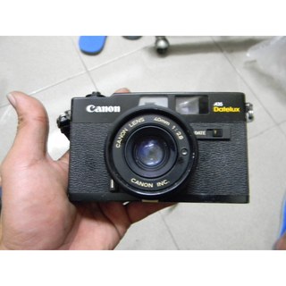古玩/懷舊/民藝~ CANON A35 DATELUX 40mm F2.8 RF 疊影對焦相機 底片相機 ~儲存完整
