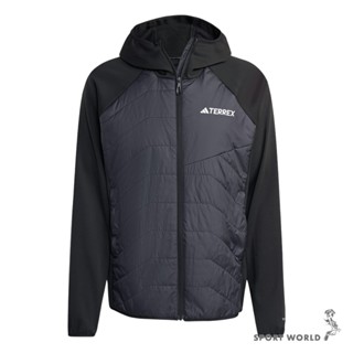 Adidas 連帽外套 男裝 防風 防潑水 Terrex 黑【運動世界】JL5576