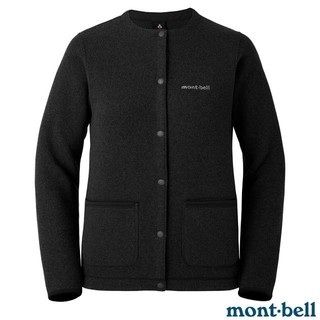 【mont-bell】送》女 保暖透氣圓領 按扣開襟衫 CLIMAPLUS KNIT 刷毛外套 針織外套 1106664