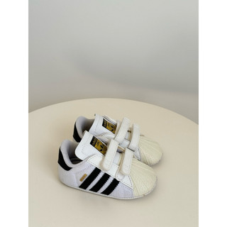 二手 極新 Adidas Superstar CRIB 白學步鞋 10.5cm