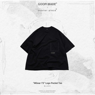 【Sheep】黑色1號 GOOPI master piece MGear-T3 Logo Pocket tee