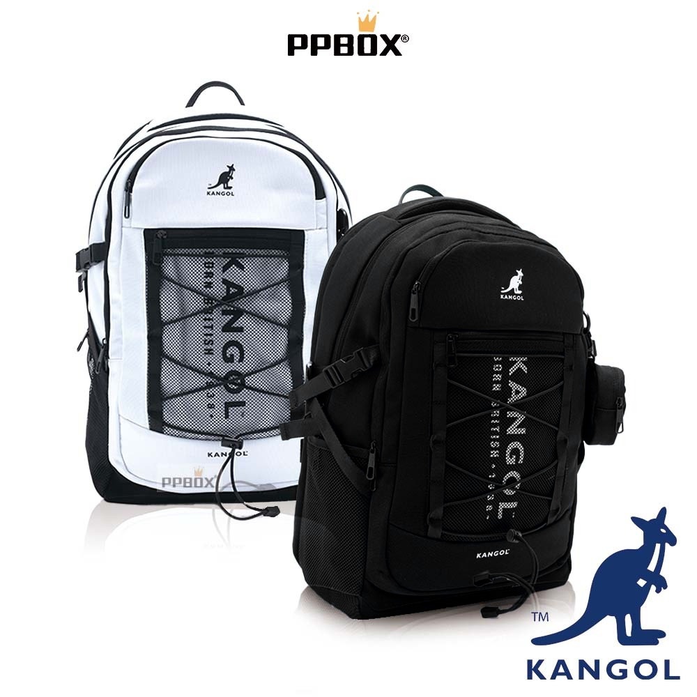 KANGOL 袋鼠筆電後背包 限定款【64558741】時尚 多格層大容量書包 可插掛電腦包 包包 日韓穿搭